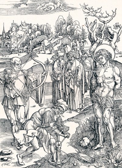Sankt Sebastians martyrium, c1495 1906 af Albrecht Dürer