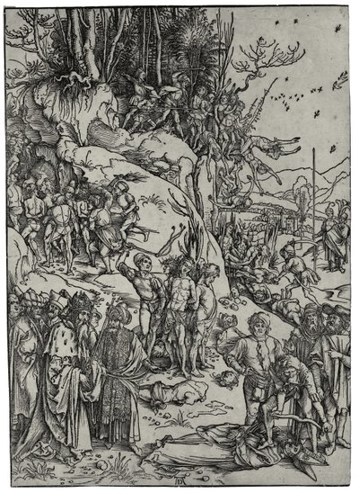 De ti tusinds martyrium, 1497 af Albrecht Dürer