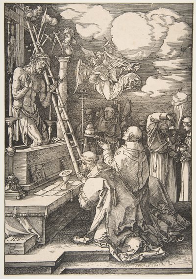 Sankt Gregors messe, 1511. af Albrecht Dürer