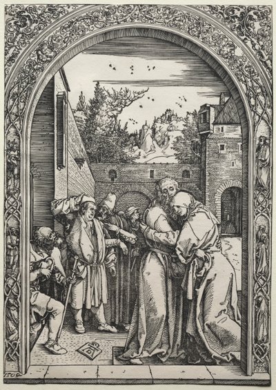 Mødet mellem Joachim og Anna ved Den Gyldne Port, 1504. af Albrecht Dürer