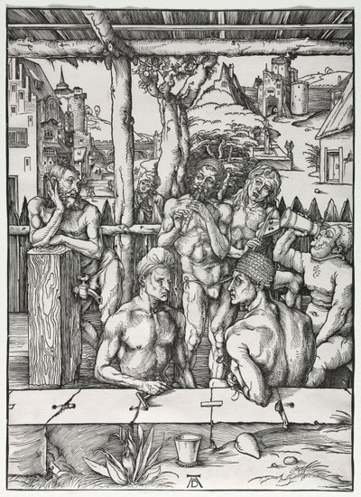Mændenes Badehus af Albrecht Dürer