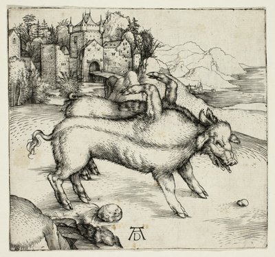 Den monstrøse So af Landser af Albrecht Dürer