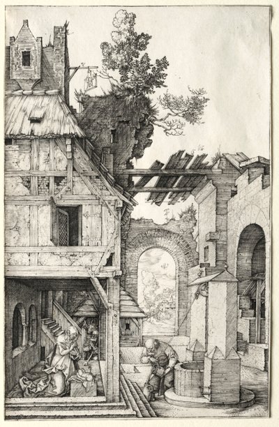 Fødselen, 1504. af Albrecht Dürer