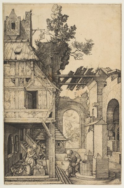 Fødselen, 1504. af Albrecht Dürer