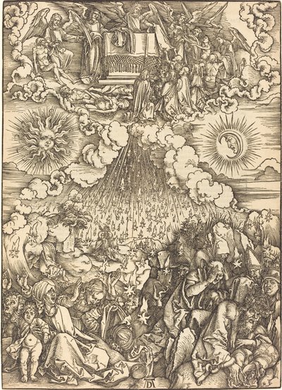 Åbningen af det femte og sjette segl af Albrecht Dürer