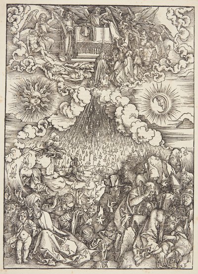 Åbningen af det femte og sjette segl af Albrecht Dürer