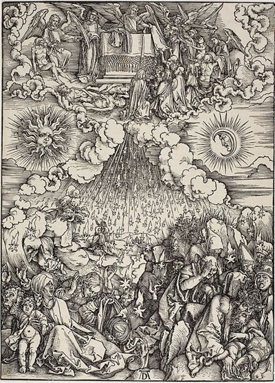 Åbningen af det femte og sjette segl, fra Apokalypsen af Albrecht Dürer