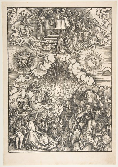 Åbningen af det femte og sjette segl, fra Apocalypse.n.d. af Albrecht Dürer