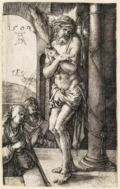 Passionen: Smertens mand ved søjlen af Albrecht Dürer