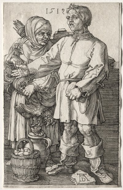Bønderne på markedet, 1519. af Albrecht Dürer