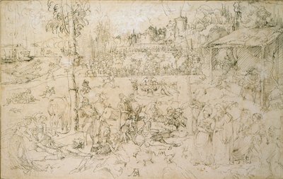 The Pleasures of the World, begyndelsen af det 16. århundrede af Albrecht Dürer