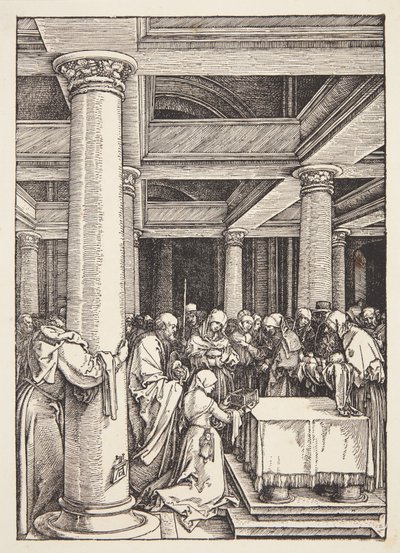 Præsentationen i templet af Albrecht Dürer