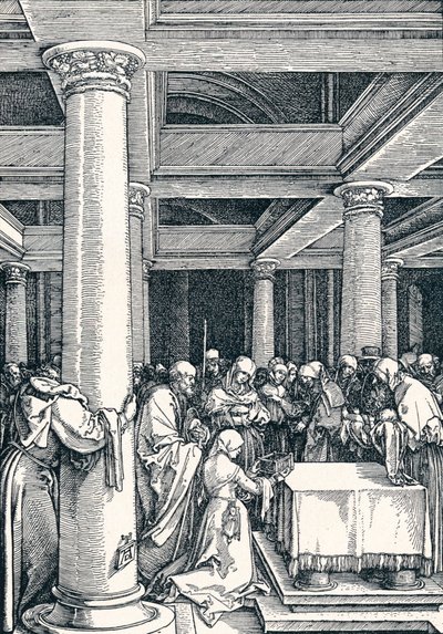 Præsentationen af Kristus i templet, 1506 1906 af Albrecht Dürer