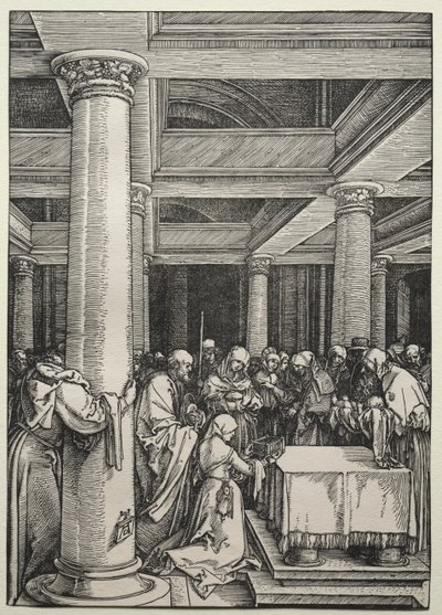 Præsentationen af Kristus i templet, ca. 1504-1505. af Albrecht Dürer