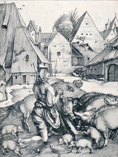 Den fortabte søn, 1495 1906 af Albrecht Dürer