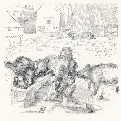Den fortabte søn, c1497, 1906 af Albrecht Dürer