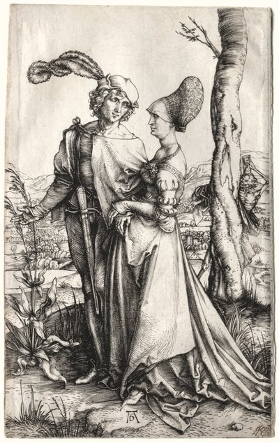 Promenaden, ca. 1497. af Albrecht Dürer