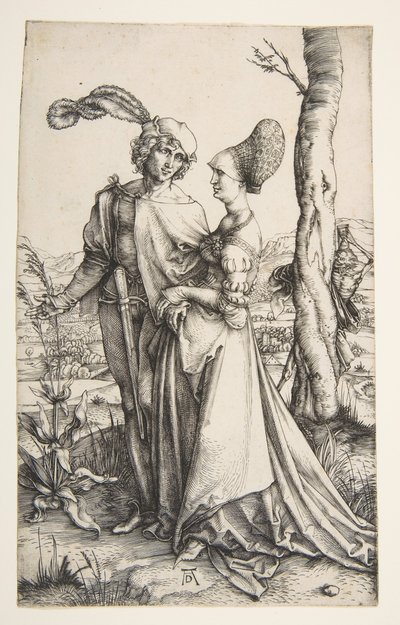 Promenaden, ca. 1498. af Albrecht Dürer