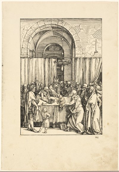 Afvisningen af Joachims offer, fra The Life of the Virgin af Albrecht Dürer