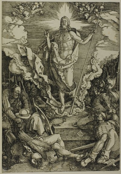 Opstandelsen, fra Den store lidenskab af Albrecht Dürer