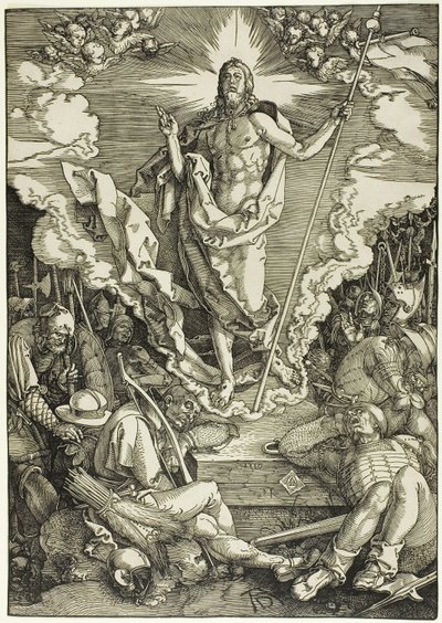 Opstandelsen, fra Den store lidenskab af Albrecht Dürer