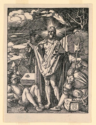 Opstandelsen, fra The Little Passion Series af Albrecht Dürer