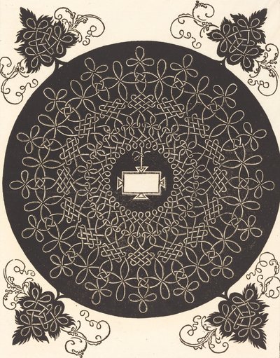 Den anden knude med en aflang tablet, sandsynligvis 15061507. af Albrecht Dürer