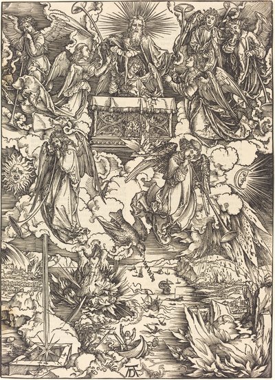 De syv engle med trompeterne af Albrecht Dürer