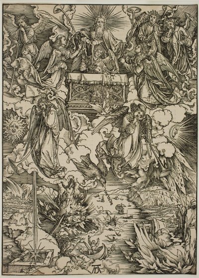 De syv trompeter af Albrecht Dürer