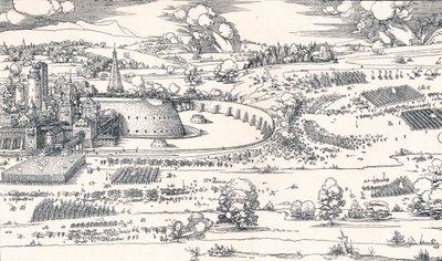 Belejringen af en fæstning I, 1527 1906 af Albrecht Dürer