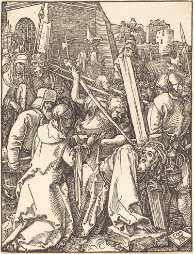 Den lille lidenskab:  Kristus bærer korset af Albrecht Dürer
