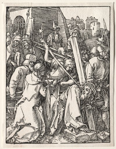Den lille lidenskab: Kristus bærer korset, 1509. af Albrecht Dürer