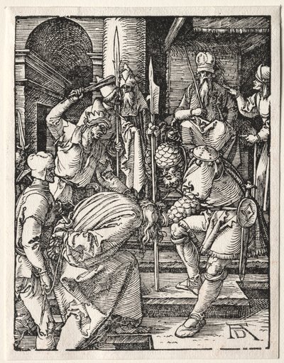 Den lille lidenskab: Kristus før Annas af Albrecht Dürer