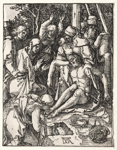 Den lille lidenskab: Klagesang, ca. 1509-1510. af Albrecht Dürer