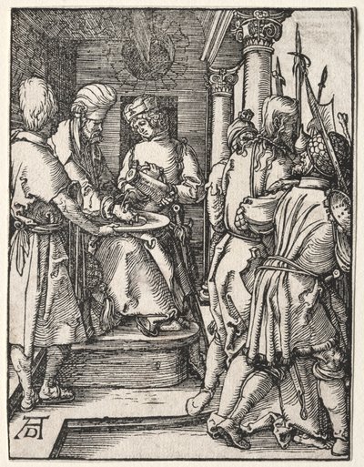 Den lille lidenskab: Pilatus vasker sine hænder af Albrecht Dürer