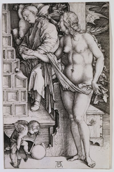 Ledigmandens fristelse af Albrecht Dürer