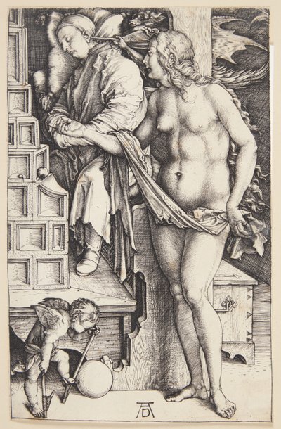 Ledigmandens fristelse - Doktorens drøm af Albrecht Dürer