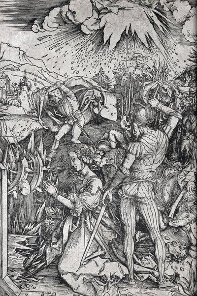 Torturen af den hellige Katarina af Alexandria af Albrecht Dürer