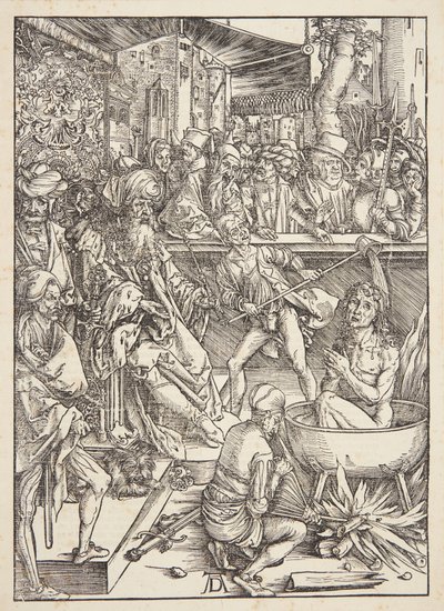 Torturen af Johannes Evangelisten af Albrecht Dürer