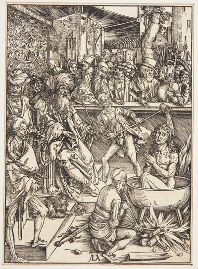 Torturen af Johannes Evangelisten af Albrecht Dürer
