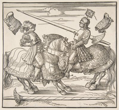 Turneringen til hest, ca. 151718. af Albrecht Dürer
