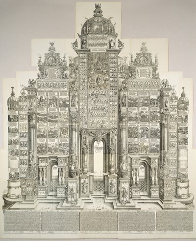 Maximilians Triumfbue, 1515 1799 udgave. af Albrecht Dürer