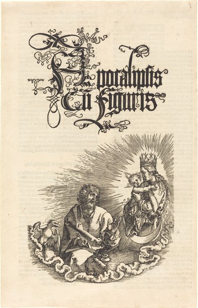 Jomfruen viser sig for Johannes af Albrecht Dürer