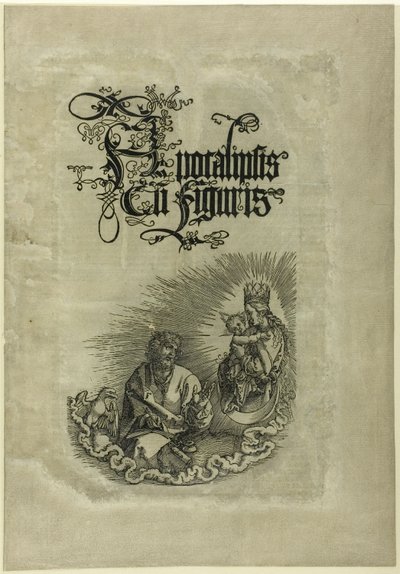 Jomfruen, der viser sig for St. John, fra Apokalypsen af Albrecht Dürer