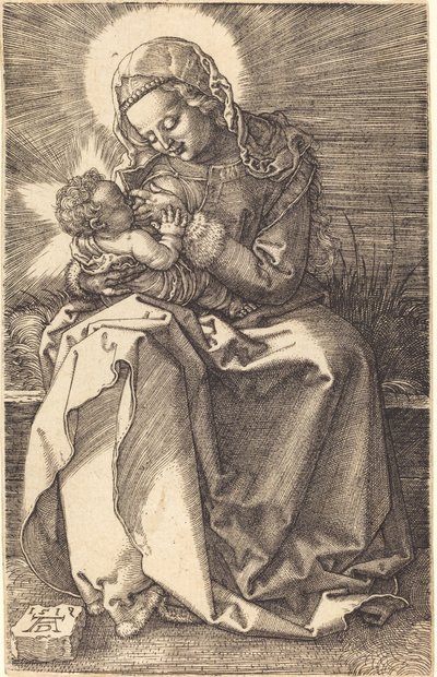 Jomfruen plejer barnet af Albrecht Dürer