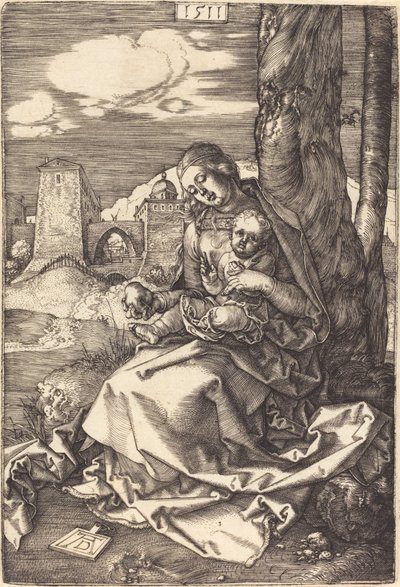 Jomfruen og barnet med pæren af Albrecht Dürer