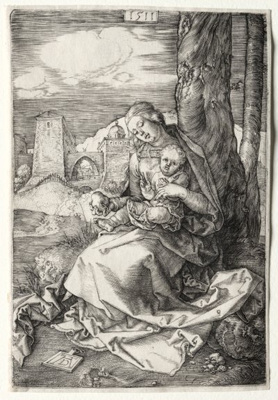 Jomfruen og barnet med pæren af Albrecht Dürer