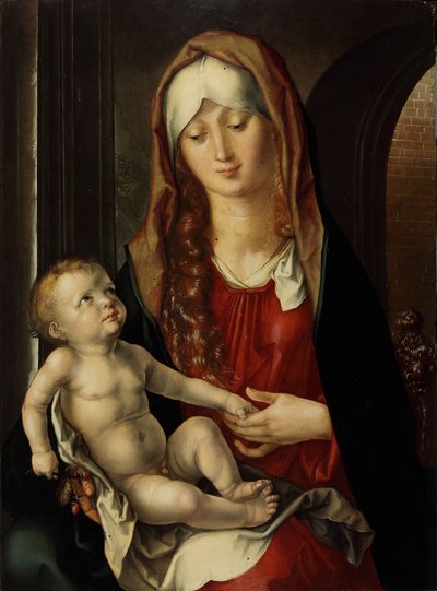 Jomfruen og barnet Madonna del Patrocinio, 1495. af Albrecht Dürer