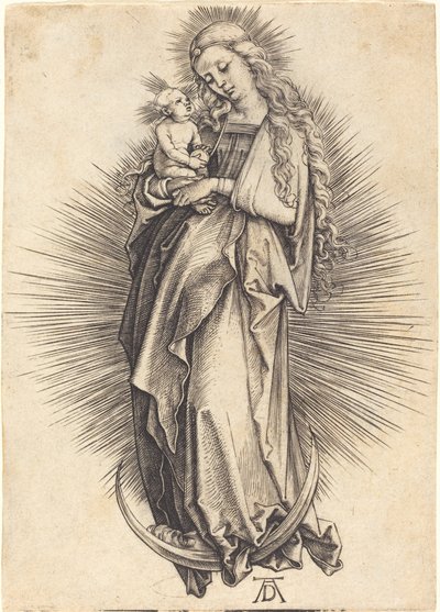 Jomfruen på Halvmånen af Albrecht Dürer