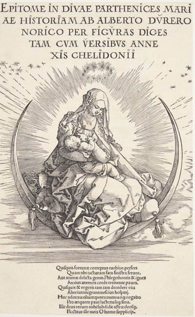 Jomfruen på halvmånen af Albrecht Dürer